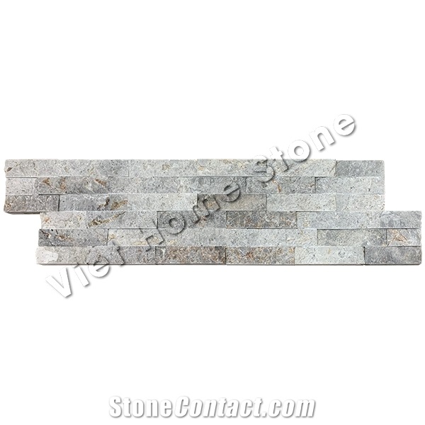 Split Multicolor Marble Wall Cladding Panel
