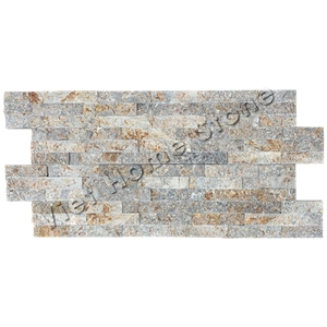 Split Multicolor Marble Wall Cladding Panel