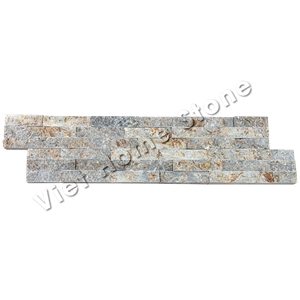 Split Multicolor Marble Wall Cladding Panel