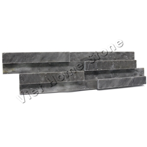 Split Pure Grey Marble Stacked Stone