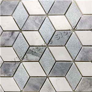 Vietnam 3d Polished Marble Mosaic Tile