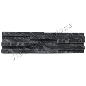Vietnam Polished Pure Black Marble Ledge Stone