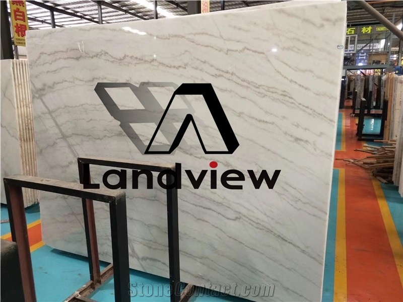 Guangxi White Marble Tiles Slabs Floor Wall