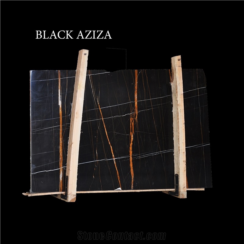 Black Aziza, Sahara Noir Marble Slabs