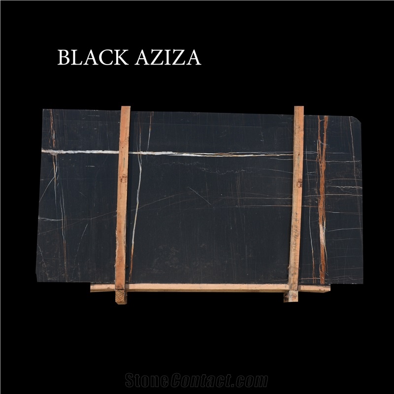 Black Aziza, Sahara Noir Marble Slabs