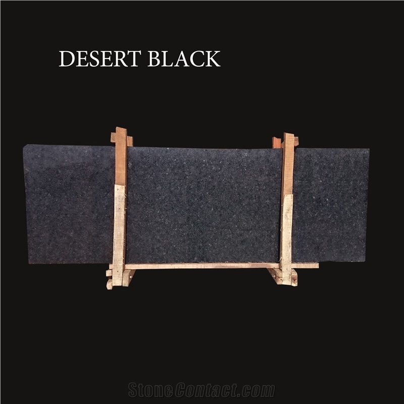 Desert Black Granite Slabs