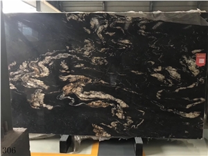 Black Dragon Marble Slabs for Reception Desk Top