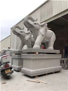 Cemetery Square Memorial Park Elephant Sculptures