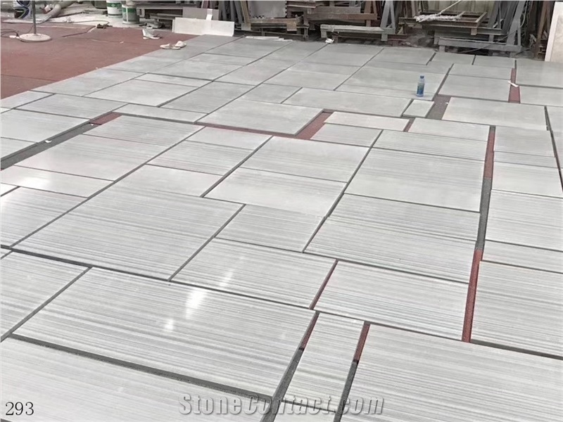 China Linlang Gem Gray Marble Floor Tiles Paving