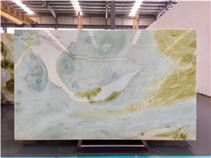 Green Wave Marble Pilbara Bar Table Top