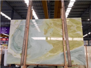 Green Wave Marble Pilbara Bar Table Top