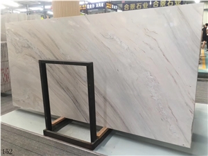 Italy White Golden Sands Marble Slabs Floor Tiles
