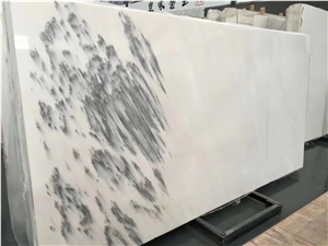 Mountain White Snow Marble Slab Wall Tile Floor