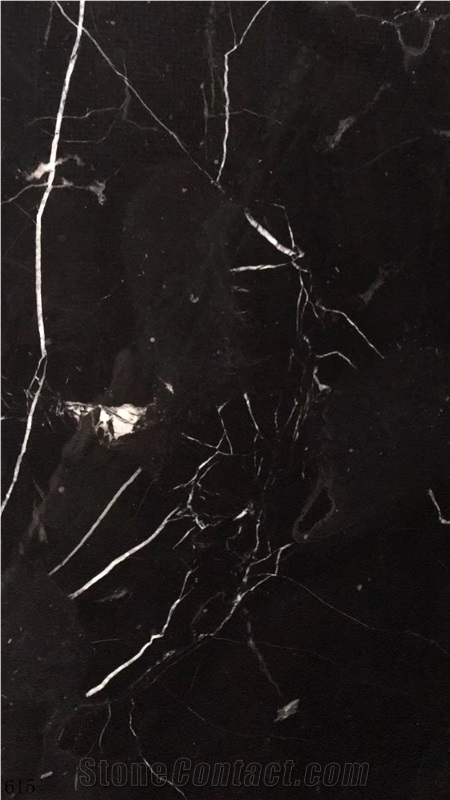 Negro Irura Intenso Marmo Black Marble Slab Tile