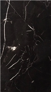 Negro Irura Intenso Marmo Black Marble Slab Tile