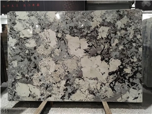 Silver Fox Granite Snow Mountain Aran Granite Slab