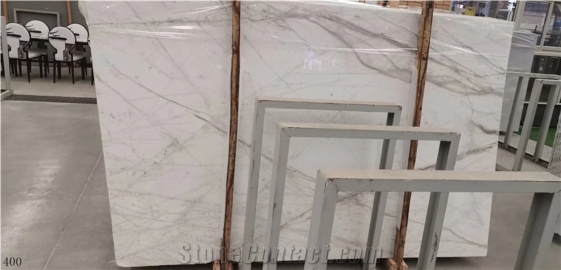 Xixili Bai Sicilian White Marble Floor Paving Tile