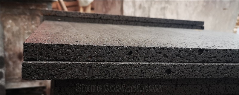 Black Lava Basalt Tiles