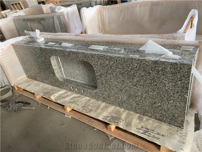 Sway Grey China Bianco Sardo Granite Countertop