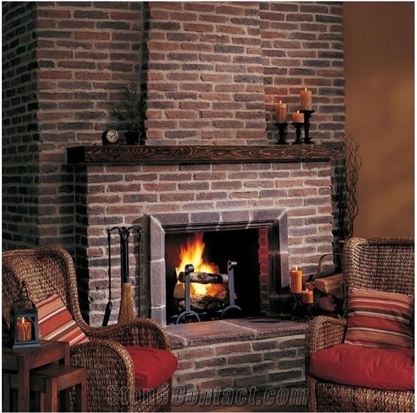 Red Brick Wall Faux Culture Stone Walling