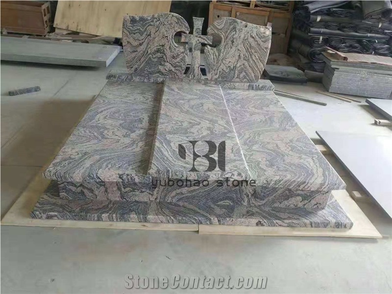New China Juparana Polished Slab/Tile for Monument
