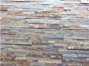 P020 Cheaper Rusty Slate Cultured Stone Wall Decor