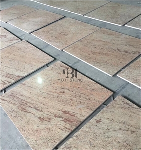 Shiva Gold Granite Polished Tile for Wall Covering