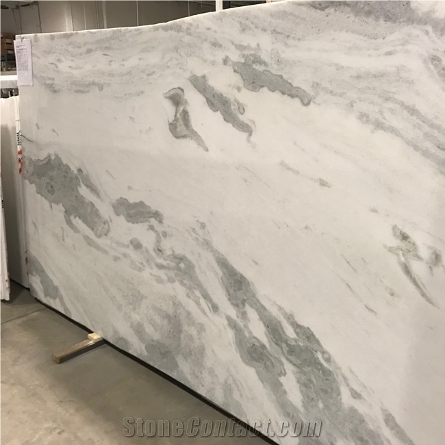 Mont Blanc White Marble with Grey Veins