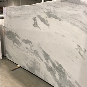 Mont Blanc White Marble with Grey Veins