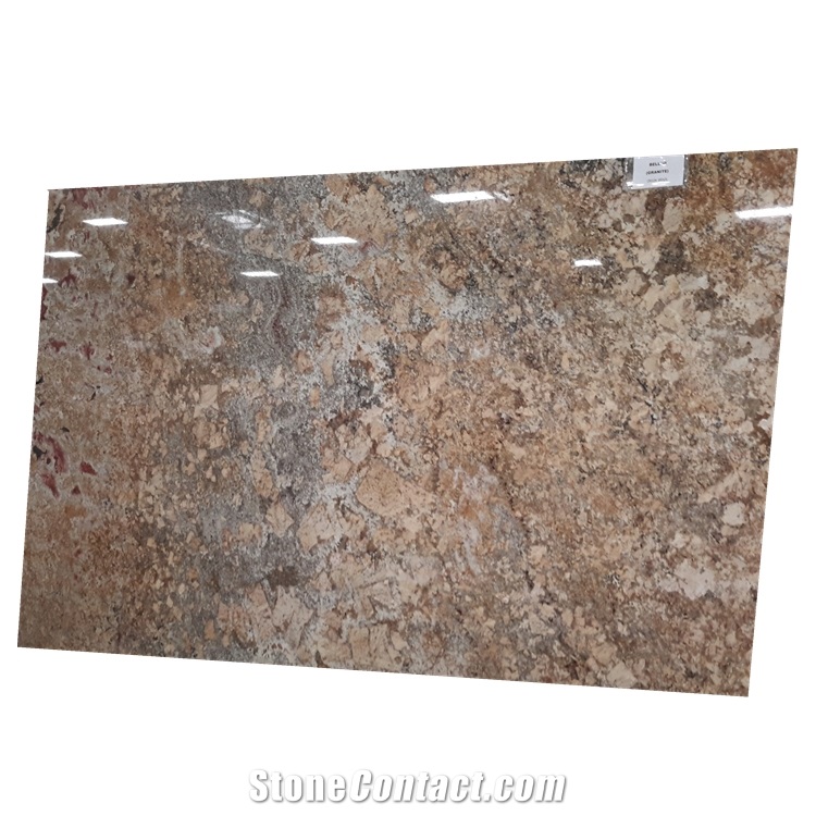 Multicolor Bellini Granite Brown Beauty Stone Slab