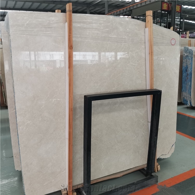 Victoria Beige Marble Slab for Floor and Wall