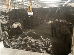China Titanium Cosmos Black Granite Kitchen Tops