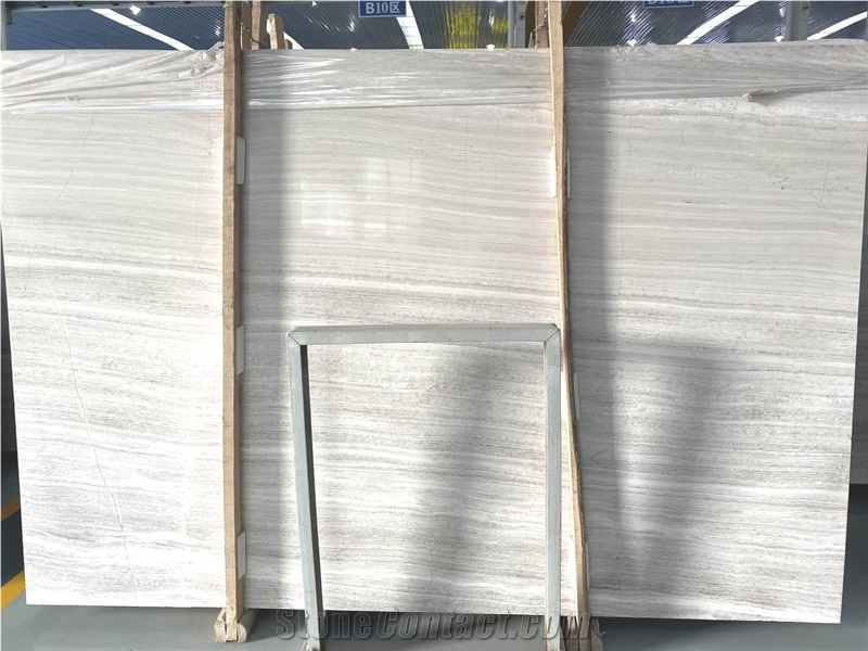 China White Serpeggiante Polished Marble Slabs