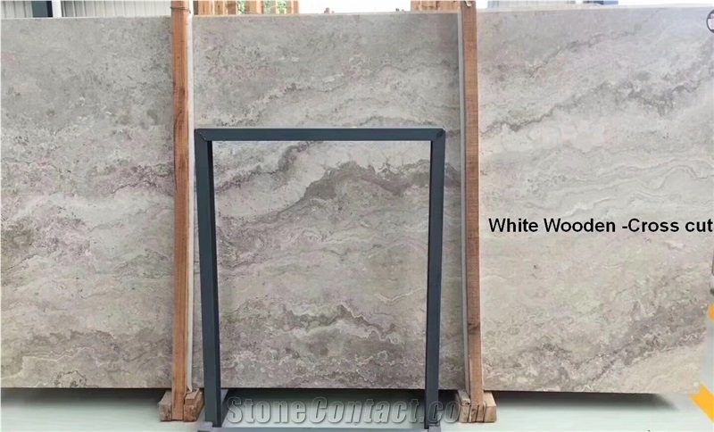 China White Serpeggiante Polished Marble Slabs