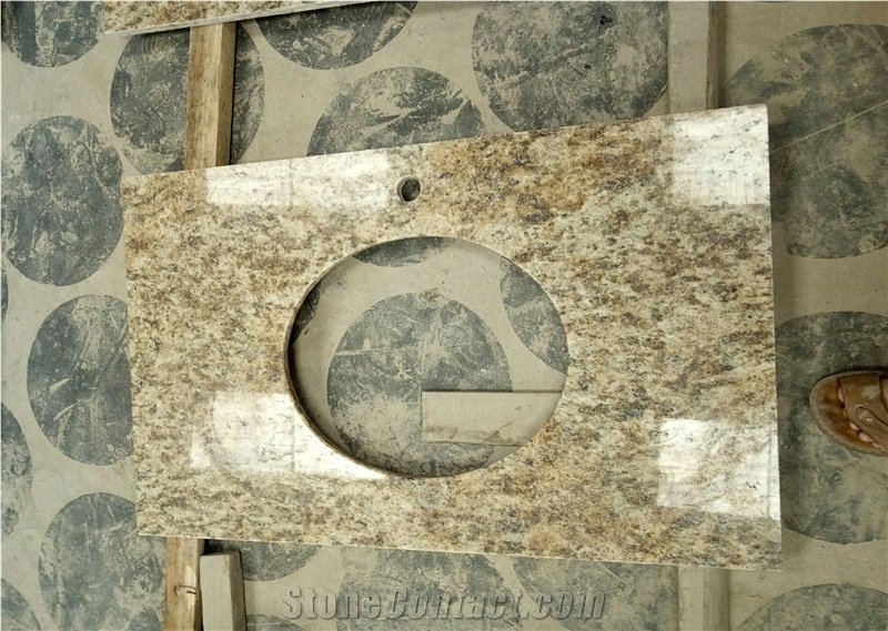 Giallo Cecilia Granite Countertops Vanity Tops