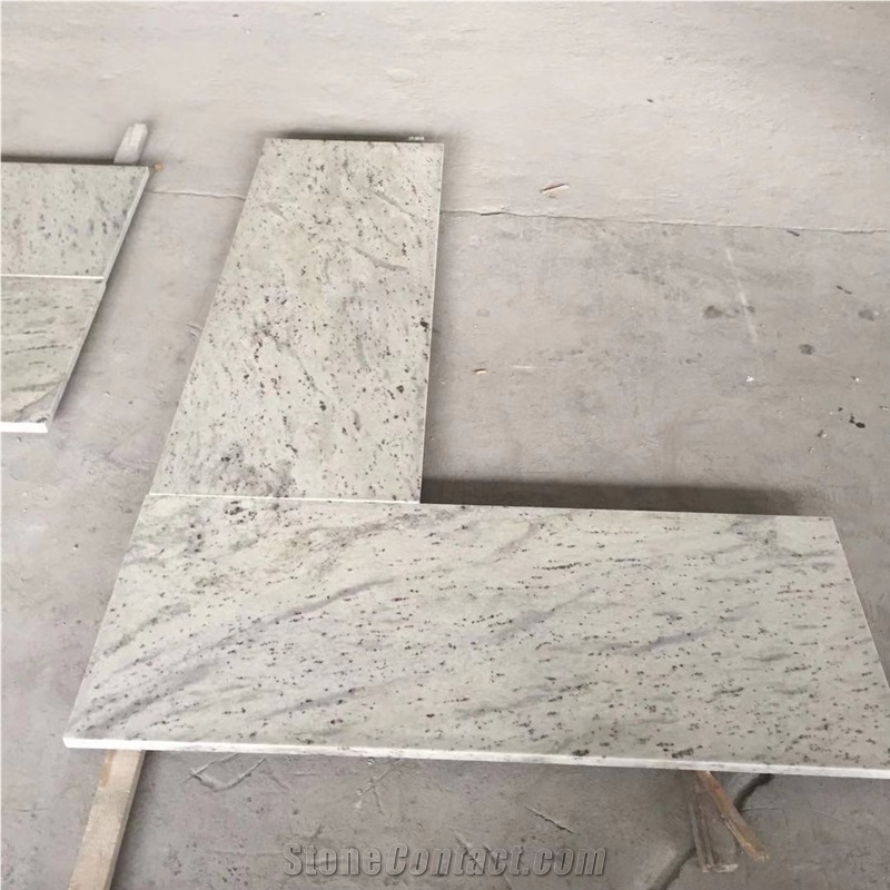 Srilanka White Custom Granite Kitchen Countertop