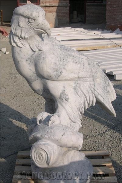 Granite Natural Stone Garden Eagle Sculptures