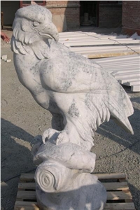 Granite Natural Stone Garden Eagle Sculptures