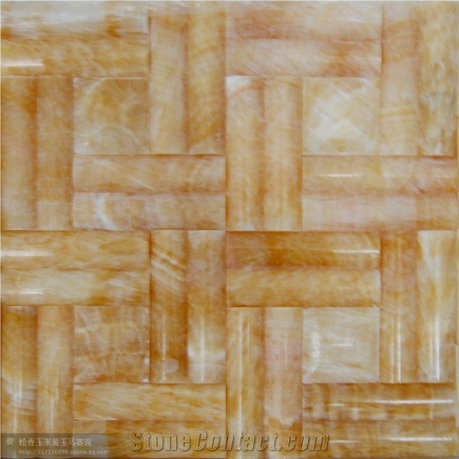 Luxury Onyx Mosaic Natural Stone Floor and Wall