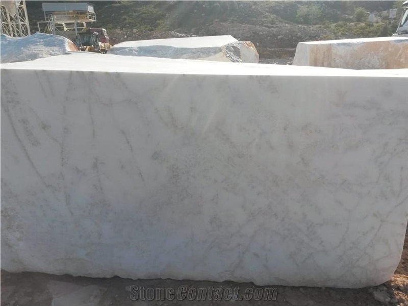Mugla White Marble Blocks, Turkey White Marble
