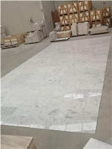 Turkish White Carrara Marble Tiles from Mugla