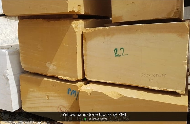 Dark Yellow Sandstone Blocks Squared Stone Blocks