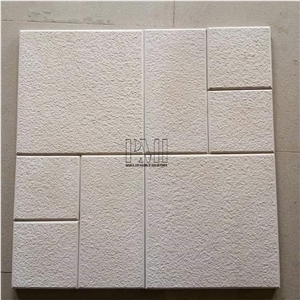 Limra Nailed Limestone Tiles Slabs White Limestone