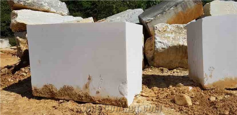 Vietnam Crystal White Marble Blocks