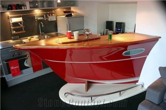 Custom Boat Bar Counter Commercial Bar Countertops