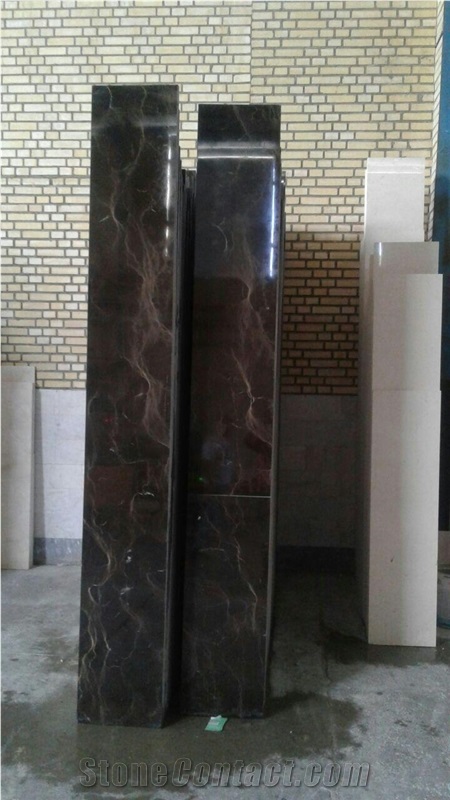 Black Marble Dehbid Iran Shiraz Slab Tile