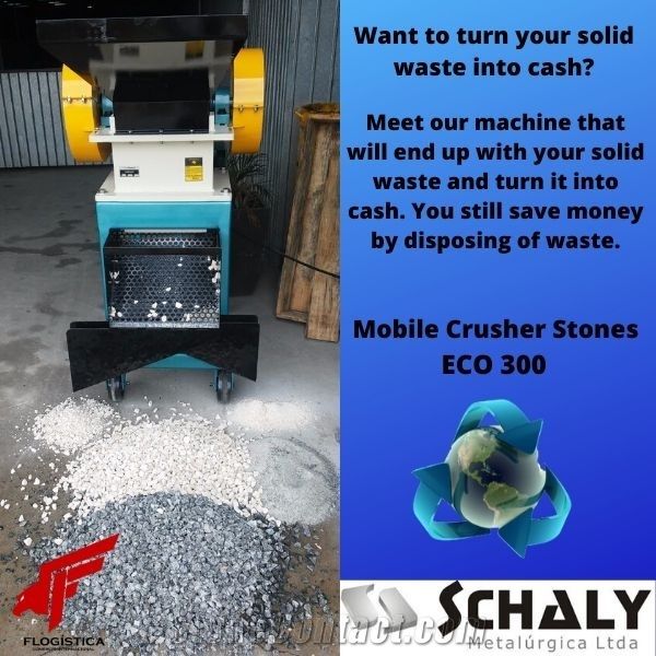 Mobile Crusher Stones - Eco 300- Pebble Stone Machine