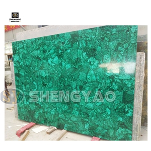 Luxury Green Gemstone Malachite Slab
