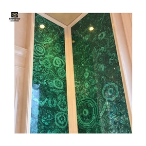 Luxury Villa Decoration Green Malachite Slab