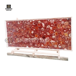 Customized Backlit Agate Semi Precious Stone Slab